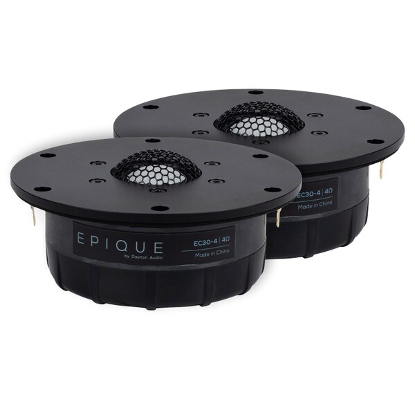 Main product image for Epique High Resolution Ceramic Dome Tweeter 30mm 4 Ohm Matched Pair EC30MP-4275-502